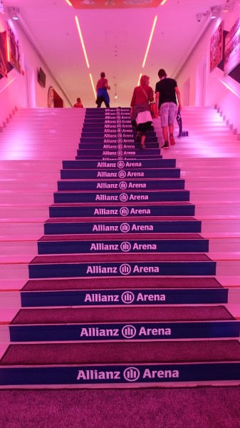 Spieleraufgang Allianz Arena