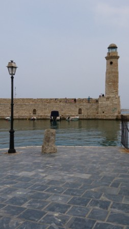 Leuchtturm im Hafen von Rethymno