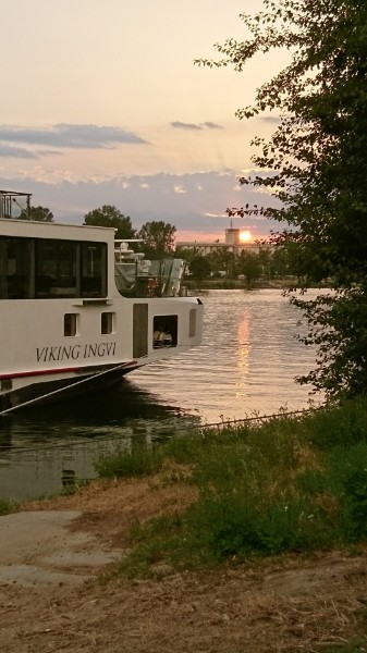 Sonnenuntergang in Breisach am Rhein